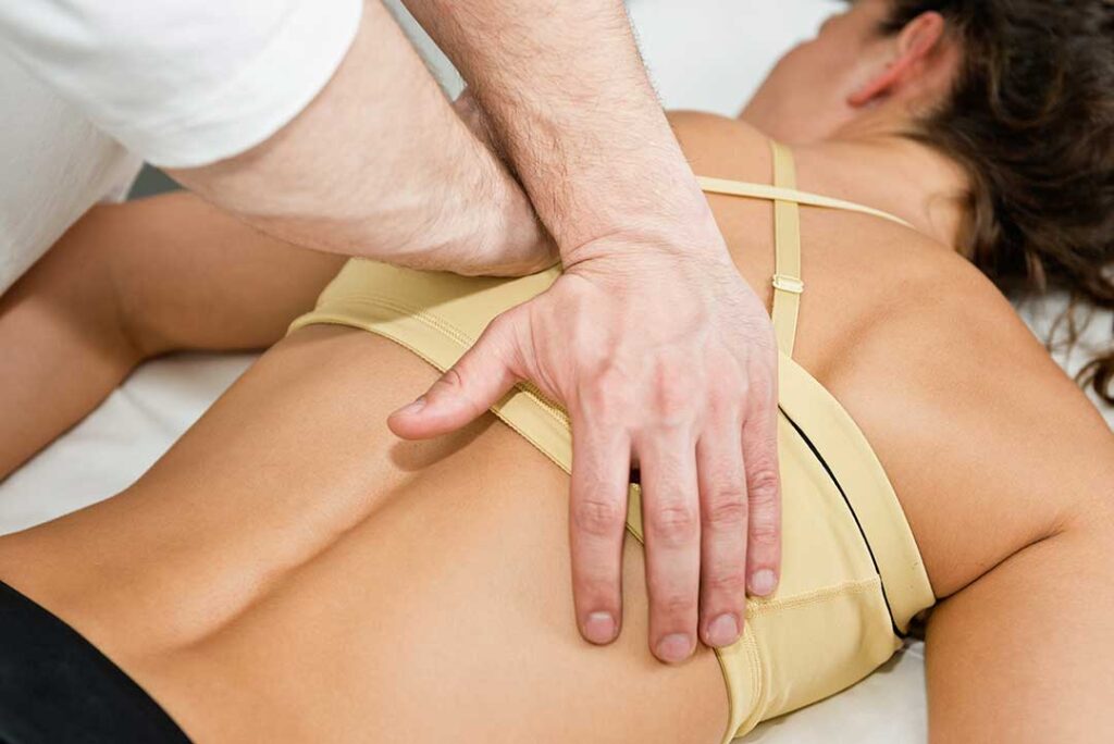 Chiropractic photo from Adobe Stock
